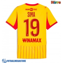 Fotballdrakt Herre RC Lens Abdallah Sima #19 Hjemmedrakt 2025-26 Kortermet